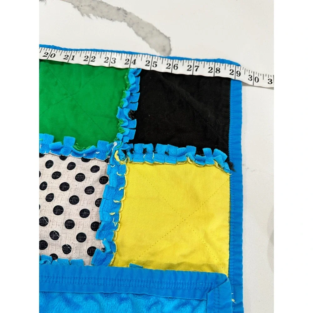 Handmade Superhero Rag Quilt‎ Marvel DC Avengers Spider-Man Minky Blanket 30x40